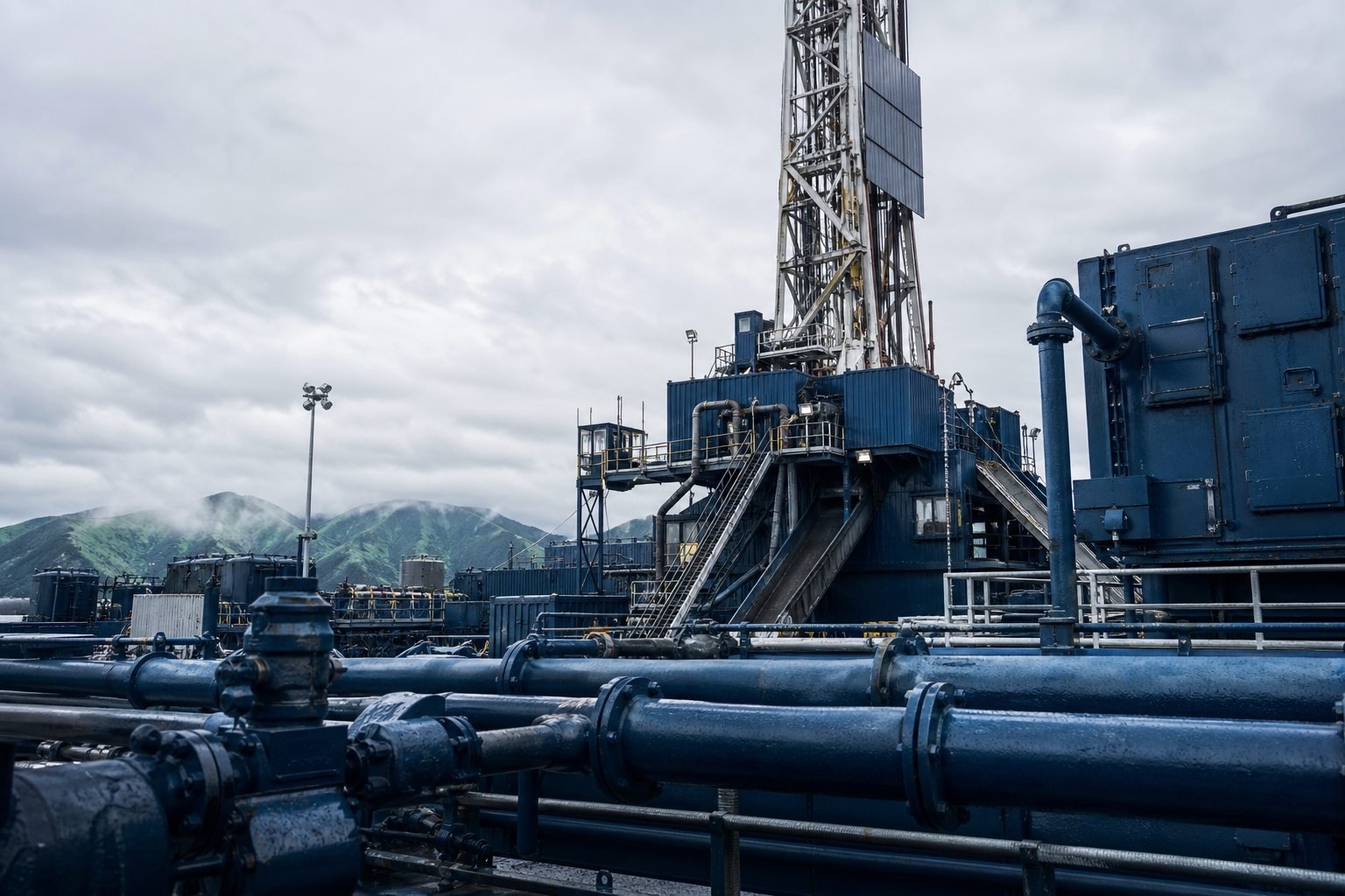 Petrol ve gaz sondajı: akışkan performansı için endüstriyel saha ortamı